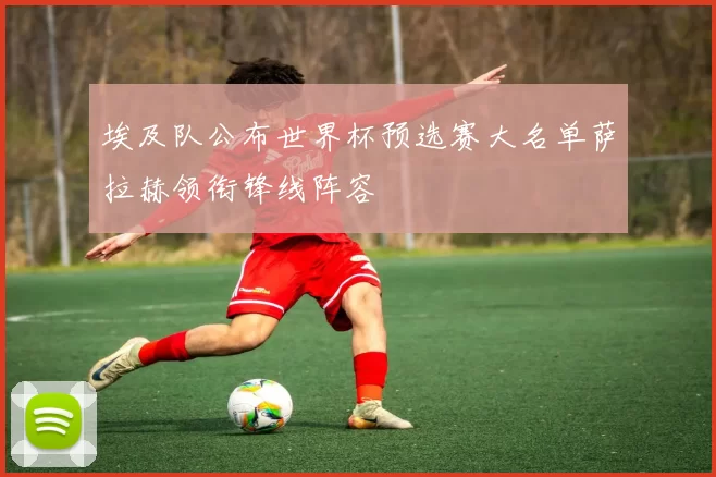 埃及队公布世界杯预选赛大名单萨拉赫领衔锋线阵容