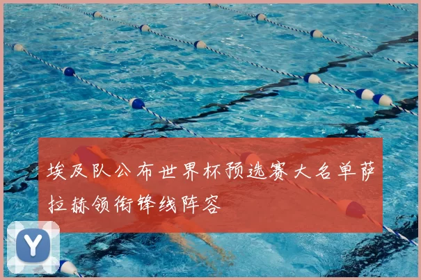 埃及队公布世界杯预选赛大名单萨拉赫领衔锋线阵容